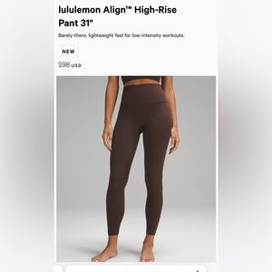 Lululemon Align Leggings